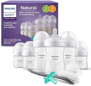 Philips Avent Natural Newborn Gift Set - 6 Bottles, Soothie Pacifier, Brush