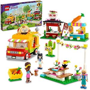 LEGO Friends Street Food Market​ 41701 Kids Building and Construction Toy, Role Play Toy