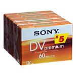 Sony MINI DV CAMERA TAPE 60MIN, 5DVM60PR4