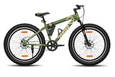 GANG JERIKO Front Suspension Dual Disc Brake Single Speed 24T (Frame Size : 14.5 Inches) Mountain/Hardtail Cycle (Green)