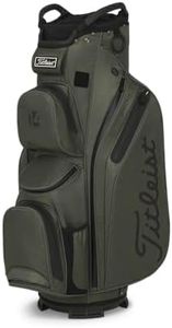 Titleist Cart 14 StaDry Golf Bag, Cypress/Black/Black