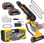 Mini Chainsaw 6-Inch with 2 Battery