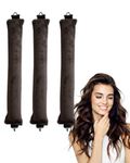 Heatless Hair Curler, Flexible Heatless Curls with Hook, Satin Rollers Hair Curler for Women Heatless, Heatless Curls Headband for All Hair Types, Overnight Heatless Hair Curler for Natural Hair