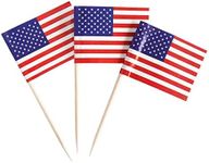 100 Pack USA American Flag US Tooth