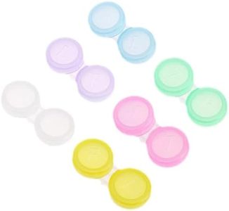 YOOHUA 60PCS Colorful Contact Lens Case - Bulk Eye Lense Cases, Holder Container Case