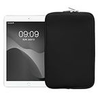 kwmobile Neoprene Pouch Compatible with 8"-8,4" Tablet - Universal Sleeve Case Cover with Zipper for Tablet - Dark Grey