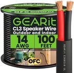 GearIT 14/2 Speaker Wire (100 Feet)