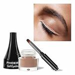 PHOERA GEL EYELINER LONG LASTING WATERPROOF SMUDGE PROOF 24H MAKEUP 10 SHADE UK (204 NUDE)