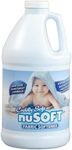 NuSoft 64 fl oz Ultra Concentrated Hypoallergenic Fabric Softener - Enhanced Softness & Freshness, Reduces Wrinkles & Static Cling, Safe on Colors & Delicates, Great for Delicate Skin (419690)