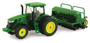 John Deere Ertl Collectibles John Deere 7215R Tractor With Grain Drill, Multi Color, Kid