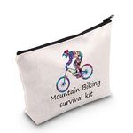 POFULL Mountain Biking Gift Bicycle Lover Gift Mountain Biking survival kit Cosmetic Bag Cycling Lover Gifts (Mountain Biking bag)