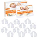 Nose Vent Sinus Relief (Pack of 12 Large Size) Soft Silicone Vents - A Simple Solution for Nasal Snorers - Reusable Snoring Device to Enjoy a Peaceful Night's Sleep - by Mobi Lock