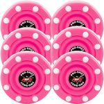 6 Pack of IDS Roller Hockey Puck Pro Shot (Pink)