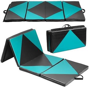 ZENOVA Gymnastics Mat Gym Mat Tumbling Mat for Kids 3'x6' Thick Foldable Exercise Mat Floor Mat Children Gifts