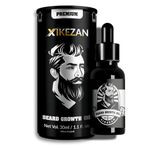 XIKEZAN Men's Beard oil for men & Hair Growth Oil - All Natural Formula for a Fuller | Healthier Beard and Hair - Softens, Strengthens | Promotes Growth