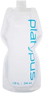 Platypus SoftBottle Flexible Water Bottle with Closure Cap, Platy Logo, 1.0-Liter