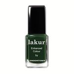 LONDONTOWN Deep Jade Glossy ail Polish, Vibe lakur, Vegan Chip-Resistant Long-Lasting Nail Lacquer, 40 fl oz