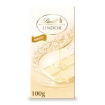 Lindt LINDOR White Chocolate Bar - 100 G - The Perfect Treat - Chocolate With A Smooth Melting Filling