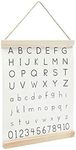 Farmlyn Creek Nursery Wall Decor, Hanging Alphabet Letters and Number Art (13 x 17 In)