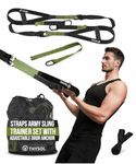 THYSOL® Suspension Trainer Army – Sling Trainer Set with Door Anchor – Portable Suspension Training Straps for Home Gym Equipment & Workout Set – Gym Straps for Indoor & Outdoor Training