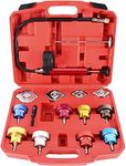 Keaa 14pc Radiator Pump Pressure Leak Tester Kit Vacuum Pressure Cooling System Tester