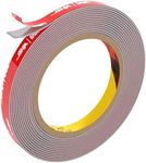 FIXCHORD 3M VHB Double Sided Tape Heavy Duty, Double Sided Mounting Tape, Waterproof Strong Mounting Adhesive Tape for LED Strip Light, Car, Home&Office Decor, Grey (15.4FT×0.39IN)