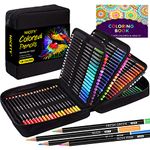 NICETY 138 Colouring Pencils Art Set - Coloured Pencils for Adults Artist Children Professional Pencils Perfect for Drawing Colouring, in Zipper Case