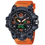 Carlington Resin Endurance Analog-Digital Sports Watch For Men And Boys-Ct 3344 Orange