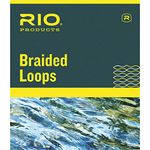 Rio Fly Fishing Braided Loops Orange 3-6 Pack of 4 Fly Tying Tackle Clear Regular