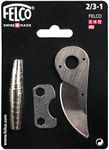 Felco Number 2/3-1 Spare Parts Kit with Blade/Tool/Spring, Silver, 35x15x5 cm