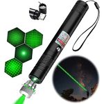 CLIMBERTY® Laser Light USB Rechargeable Green Laser Pointer, 2000 Metres Laser Pointer High Power Pen, Cat Laser Toy, Long Range Green Laser Pointer for Presentations, Stargazing, Hiking (Green Light)