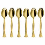 Shri & Sam Stainless Steel Spork (Spork 3 in 1, Gold)