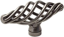 10 Pack - Cosmas 9991WN Weathered Nickel Cabinet Hardware Birdcage Knob