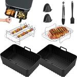 8Pcs Air Fryer Accessories Compatib