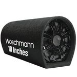 Woschmann WST-32| 10 Inch Active Super Bass Tube Subwoofer for Car with Inbuilt Amplifier 5400W