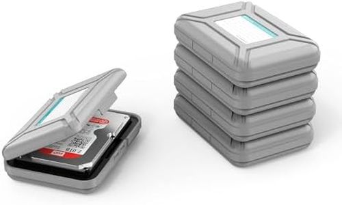 5-Pack Yottamaster 3.5 Inch Portable HDD Case/External Hard Drive Case -Gray