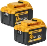 TENMOER 2 Pack DCB200 20V 9.0Ah Rep