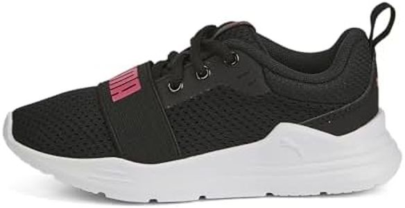 PUMA Wired Run Ps, Zapatillas Unisex niños, Puma Black Sunset Pink, 31 EU