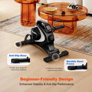 Niceday Mini Exercise Bike – Compact Pedal Exerciser for Home Fitness