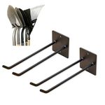 StoreYourBoard Garage Garden Tool Wall Mount Hook, Garage Organization and Storage, Shovel & Rake Hangers Yard Tool Rack, Industrial Steel Holds 50 Pounds