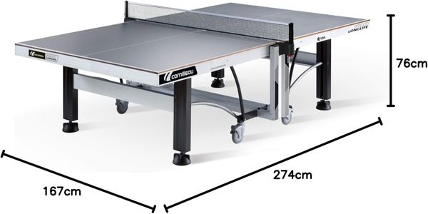 Cornilleau Outdoor Table Tennis Table, Grey – 740 Series
