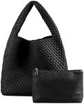 Woven Tote Bag for Women Soft Leath