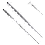 Thunaraz Piercing Taper 14G 16G 18G G23 Titanium Piercing Taper Insertion Pin for Ear/Nose/Navel/Nipple/Lip/Eyebrow Stretcher Body Piercing Stretching Kit Assistant Tool A 16G 14G