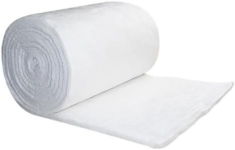 High-Temperature 2400F Ceramic Fiber Insulation Blanket 283.4"×24"×0.8"(Thick) - Fireproof & Heat Resistant for Dishwashers, Wood Stoves, Kilns, Forges, Furnaces, Fireplaces, Foundries, Pizza Ovens