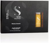 Alfaparf Milano Semi di Lino Sublime Cellula Madre Beauty Genesis Vials - Argan Ampoules for Radiant and Healthy Hair - Protects Color - Adds Shine (12 Vials / 0.44 fl. oz. each)