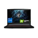 MSI GF63 Thin, Intel Core i7-11800H, 40CM FHD 144Hz Gaming Laptop (16GB/512GB NVMe SSD/Windows 11 Home/Nvidia GeForce GTX 1650, GDDR6 4GB/Black/1.8Kg), 11SC-1462IN