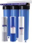Dual Carbon 3-Stage Whole House Water Filter System