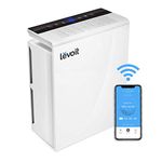 Levoit Smart WiFi Air Purifier for Home, Work with Alexa, H13 True HEPA Filter, Energy Star, Air Cleaner for Allergies, Pets, Smokers, Dust, Odor Eliminator for Large Room Bedroom, LV-PUR131S, White