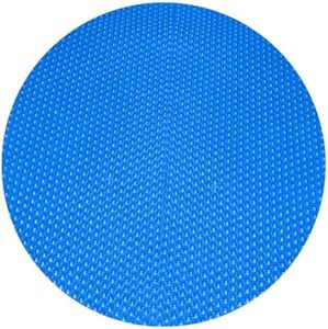 YUEWO Round Solar Cover, Blue 18 Foot Heat Retaining Solar Blanket Pool Heater Cover for for Above-Ground and In-Ground Pools Hot Tub Spa
