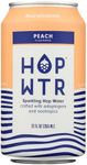 HOP WTR Peach Flavored Sparkling Water, 6 Packs, Non Alcoholic, 72 Fluid Ounces (Pack Of 4)